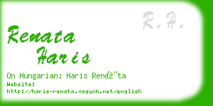 renata haris business card